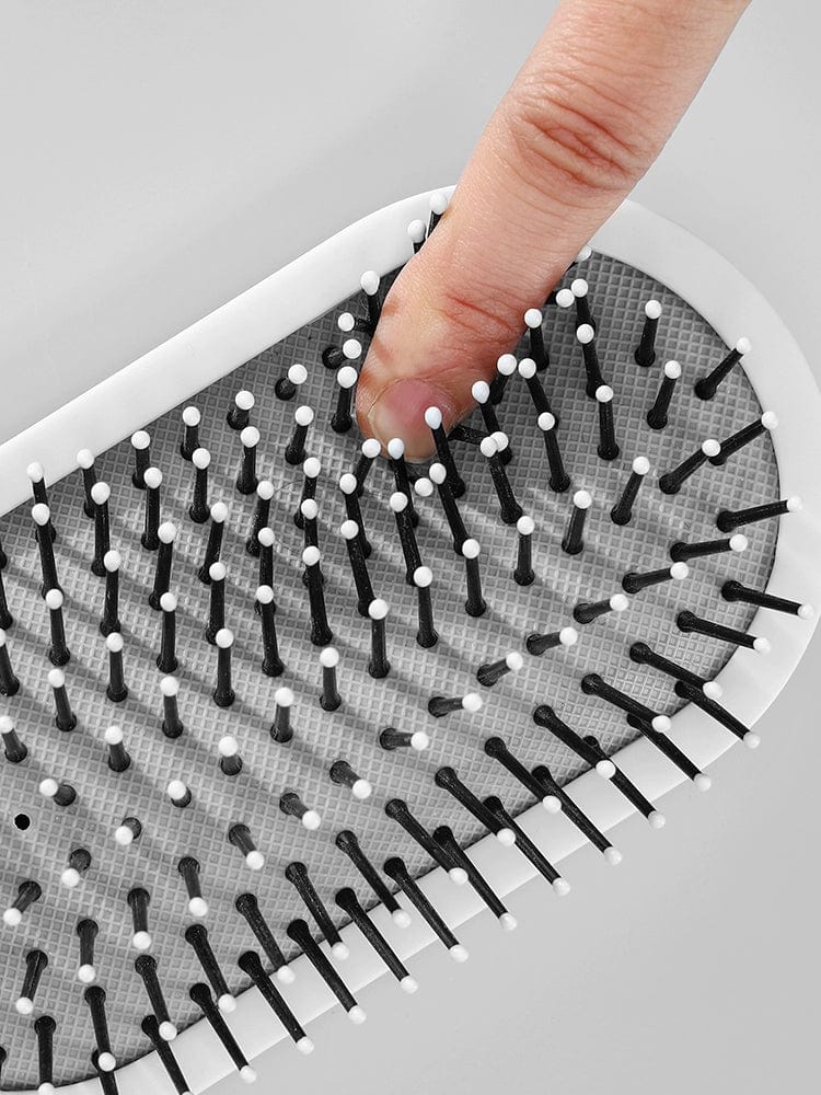 Vertical fluffy airbag massage comb by Showlu Fashion Store, 20cm personal care brush with soft bristles and ergonomic design.