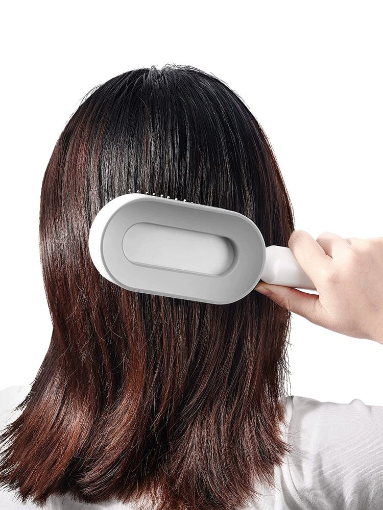 Showlu Fashion Store SP Sauce Vertical Fluffy Airbag Massage Comb, a 20cm personal care brush with soft, vertical bristles for gentle scalp massage.