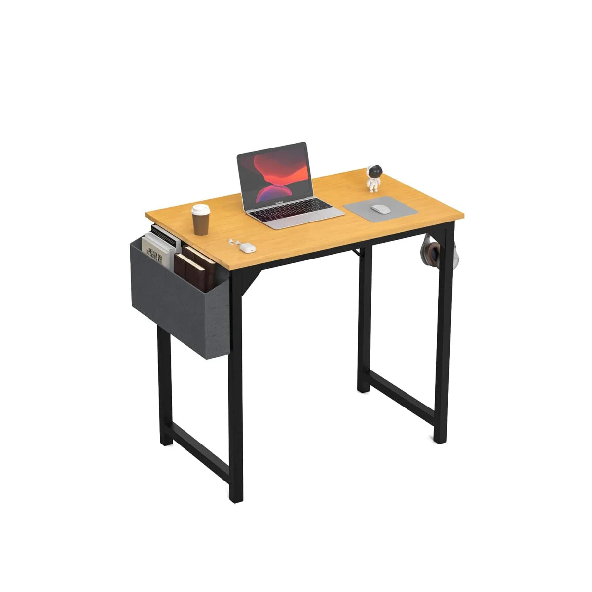 Modern JHK Computer Desk by SHOWLU FASHION STORE with storage bag and headphone hook, ideal for study or gaming.