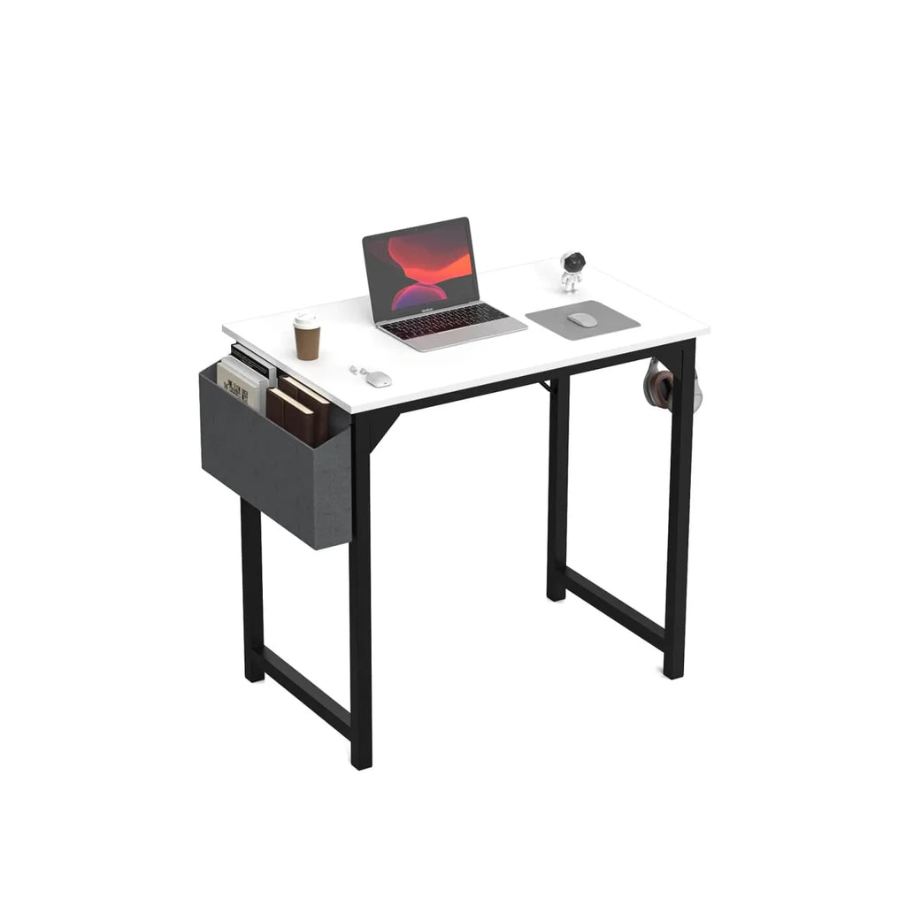 Modern JHK Computer Desk by SHOWLU FASHION STORE with storage bag, headphone hook, and simple design for home or office use.