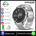 KAVSUMI Smart Watch with 1.85-inch HD display, Bluetooth call, fitness tracker, heart monitor, and 710mAh battery for Android and iOS.