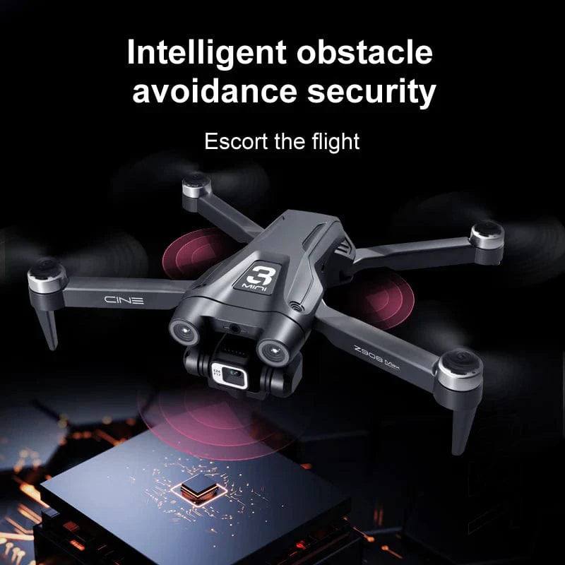 KBDFA Z908 Pro Max Drone with 4K UHD camera, brushless motors, WiFi FPV, obstacle avoidance, and folding quadcopter design.