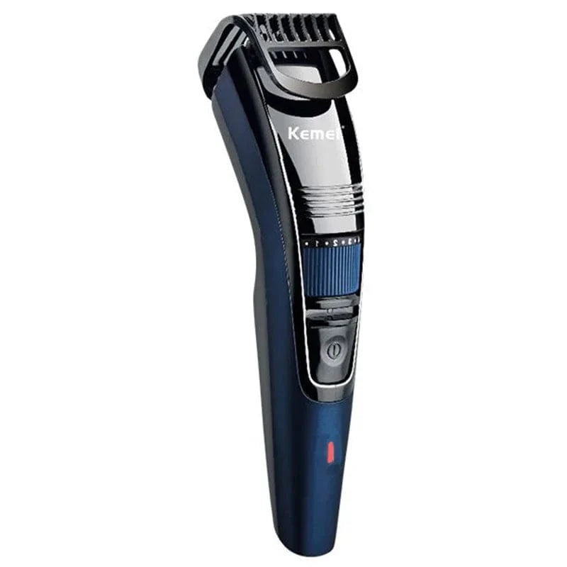 Kemei 632 adjustable beard trimmer and cordless hair clipper for men with 0.5-10mm length settings, rechargeable face and hair grooming tool.