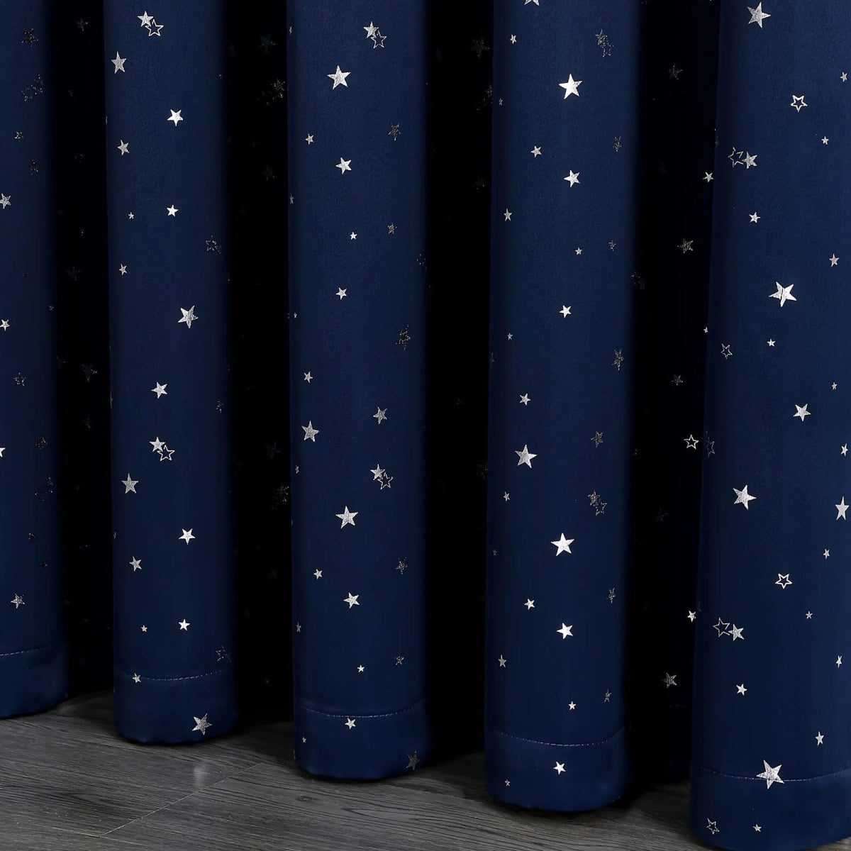 Kids Curtains Blackout With Stars Grommet Top For Bedroom Living Room Window Drapes - SHOWLU FASHION STORE
