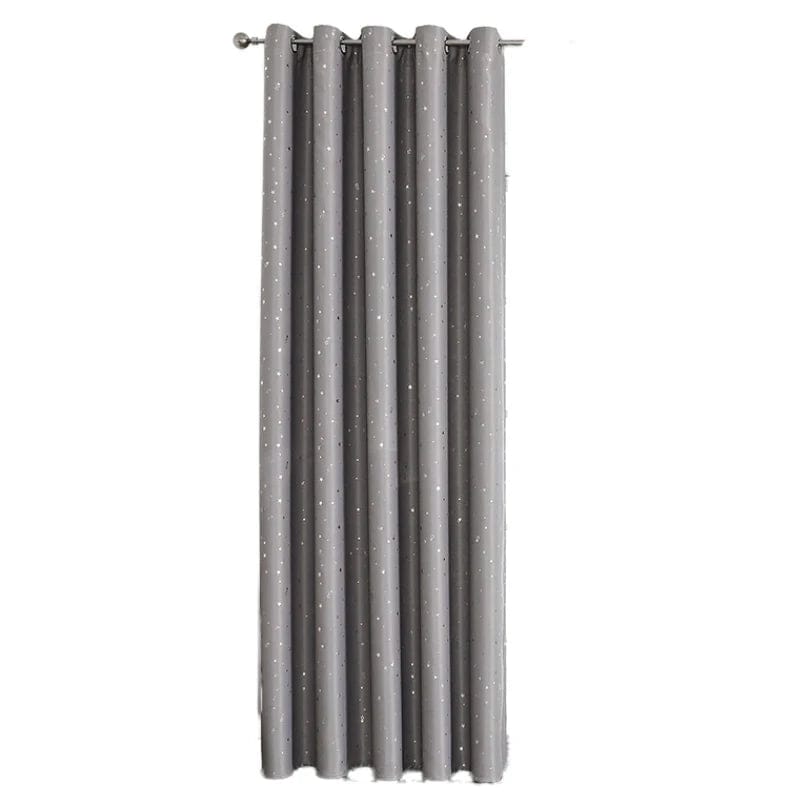 Kids Curtains Blackout With Stars Grommet Top For Bedroom Living Room Window Drapes - SHOWLU FASHION STORE