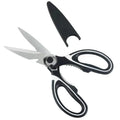 Showlu Fashion Store LETIITTGOO stainless steel kitchen scissors with sharp blades, ideal for cutting chicken bones, fish, and BBQ tasks.