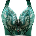 Showlu Fashion NUYIMEI women's lace push-up bra with underwire, plus size 5/8 cup bralette, featuring delicate lace and comfortable fit.