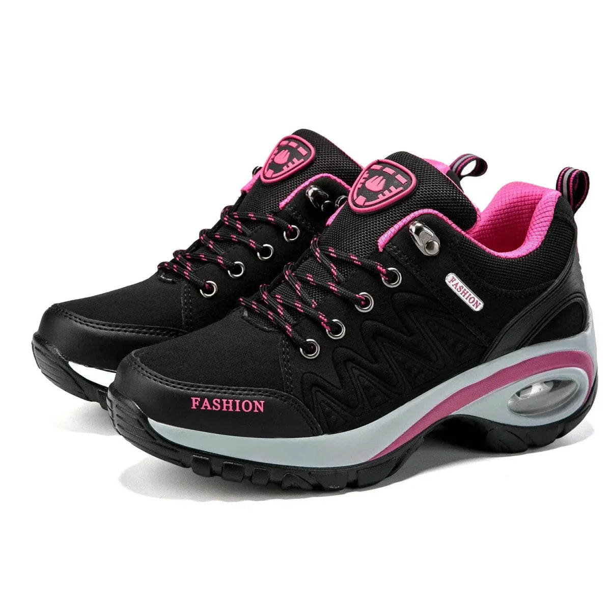 Women's microfiber platform sneakers by SHOWLU FASHION STORE featuring lace-up casual shoes with breathable comfort and outdoor-ready style.