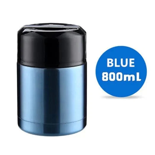 Showlu stainless steel thermos lunch box with 1000ml capacity, portable vacuum food flask for hot or cold meals.