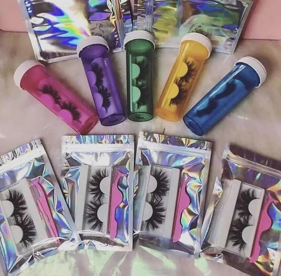 lash suitcase packaging 25 mm 3d mink with suitcase lashbox customized eyelash strip mink boxes factory in guangzhou - SHOWLU FASHION STORE