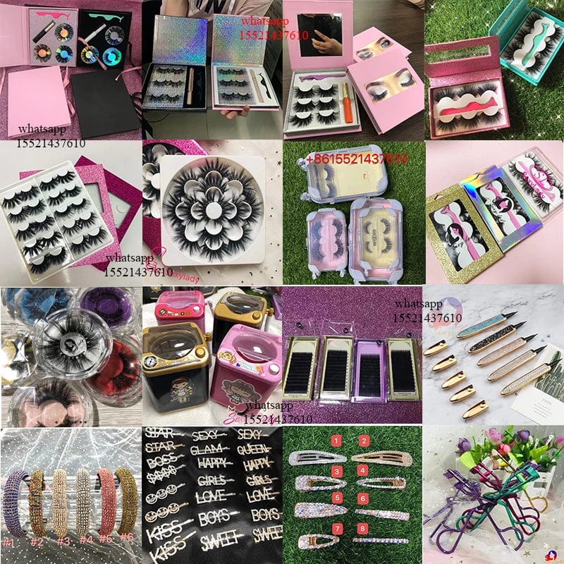 lash suitcase packaging 25 mm 3d mink with suitcase lashbox customized eyelash strip mink boxes factory in guangzhou - SHOWLU FASHION STORE