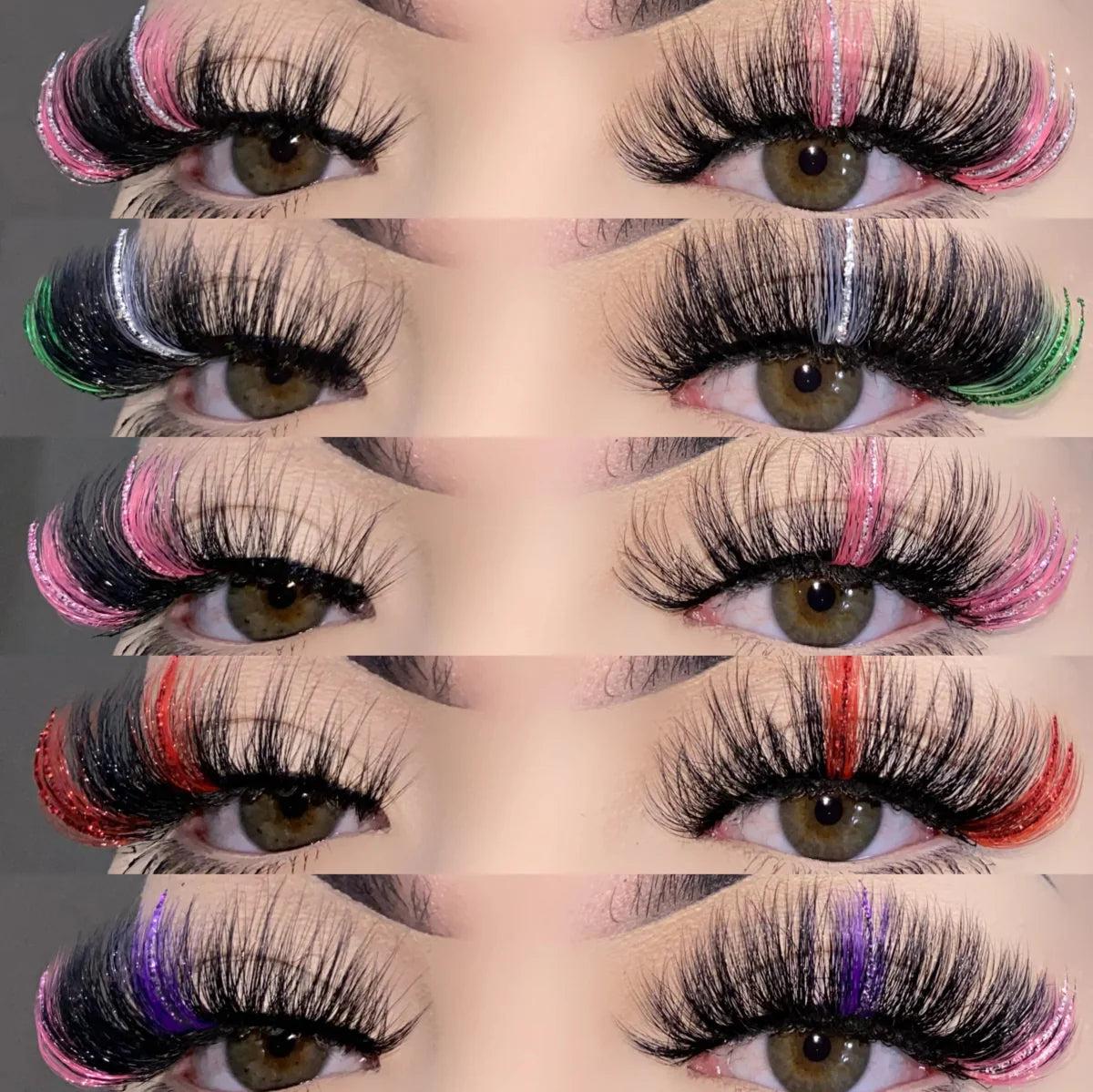 Showlu 3D Mink Eyelashes with suitcase lash box, 25mm strip lashes, displayed in customized packaging for easy storage.