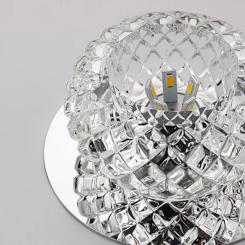 Modern aluminum LED porch light by Showlu Fashion Store, surface-mounted ceiling lamp with colorful LED, 10cm diameter.