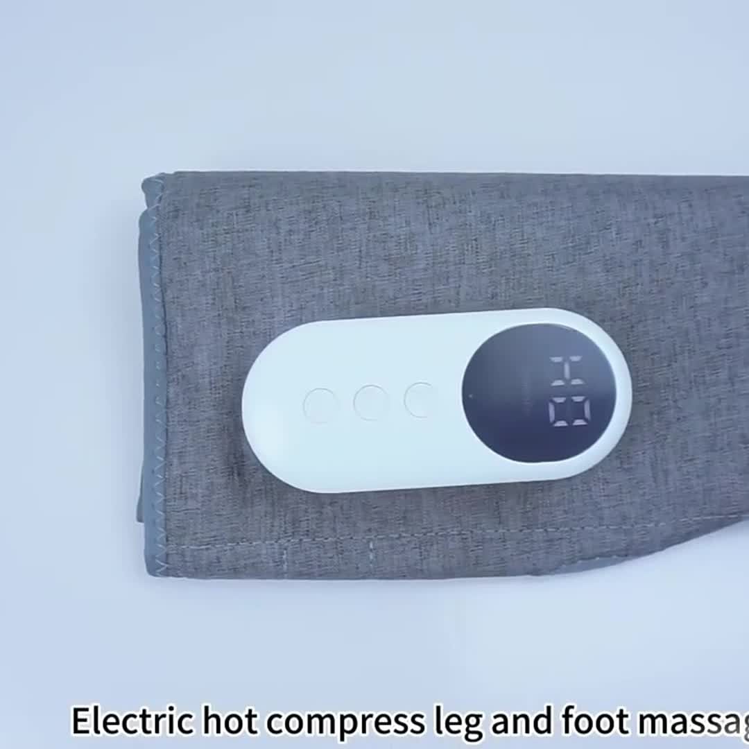 SHOWLU Leg Massager with Heat, air compression calf massager for pain relief and circulation, featuring 3 intensity levels and modes.