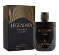 Showlu Fashion Store Legendary Men Eau de Toilette cologne bottle, 3.4 oz, with sleek design and masculine fragrance.