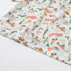 Lengoist Retro Trendy Short - Sleeved Cartoon - SHOWLU FASHION STORE