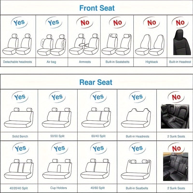 Showlu Fashion universal PU leather 5-seater car seat covers, full set, stylish and durable for all-season protection.