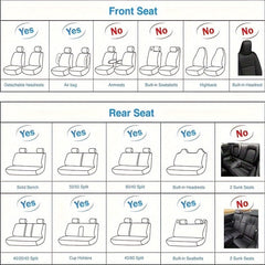 Luxurious And Stylish Five - seater Car Seat Covers Made Of Durable PU Leather, Suitable For All Seasons, Providing Full Cover For The Seats. - SHOWLU FASHION STORE