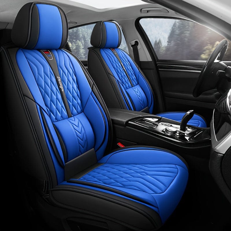 Luxurious Showlu Fashion universal PU leather 5-seater car seat covers, full set, stylish and durable for all-season protection