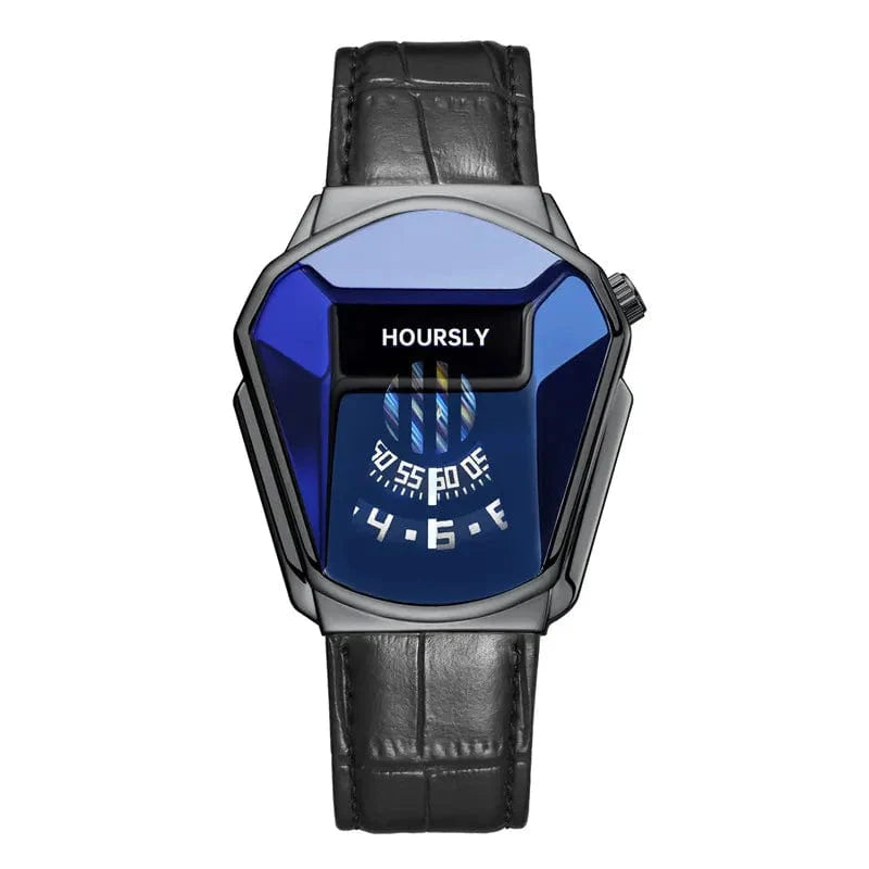 Showlu Fashion men's quartz wrist watch with stainless steel band, stylish and modern for men's fashion and daily wear.