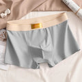 Showlu men's cotton boxer shorts with breathable spandex, comfortable fit, and casual style for everyday underwear.