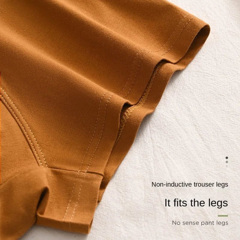 Showlu men's cotton boxer shorts with breathable spandex, comfortable fit, and classic design for everyday underwear.