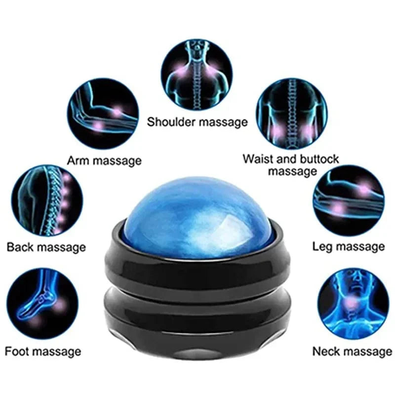 Resin Ninth World Manual Massage Roller Ball for muscle relief, body pain therapy, back, waist, foot, and hip relaxation.