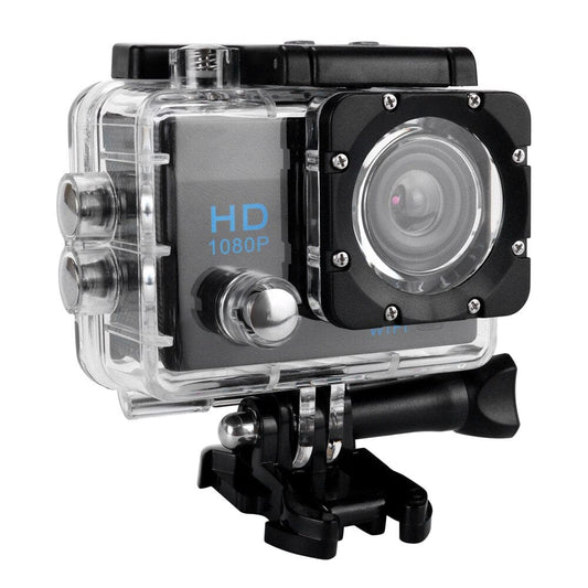 Maroon Hera Audio & Video Black Full HD 1080P Waterproof Sports Action Camera