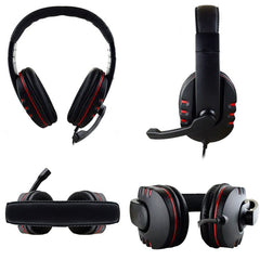 Maroon Hera Tech Accessories Gaming Headset Voice Control Wired