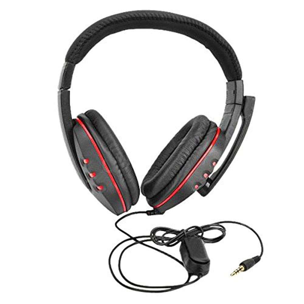 Maroon Hera Tech Accessories Gaming Headset Voice Control Wired