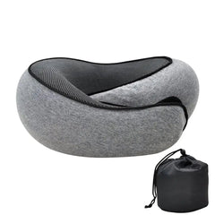 Memory Foam Neck Pillow Cervical Vertebra Travel Portable Noon Break Aircraft U Type Of Pillow Sleep Camping Pillow Carry Bag - SHOWLU FASHION STORE