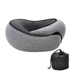 Memory Foam Neck Pillow Cervical Vertebra Travel Portable Noon Break Aircraft U Type Of Pillow Sleep Camping Pillow Carry Bag - SHOWLU FASHION STORE
