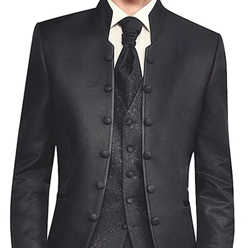 Men Wedding Suit Prom Dress Jacket+Pants+Vest Men Suit Set Slim Fit Tuxedo Male Blazer Customized British Style Groom Clothing - SHOWLU FASHION STORE