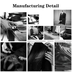 Men's 3 - piece wedding suit, single - breasted jacket + vest + trousers, cocktail party, award ceremony and other formal occasions - SHOWLU FASHION STORE