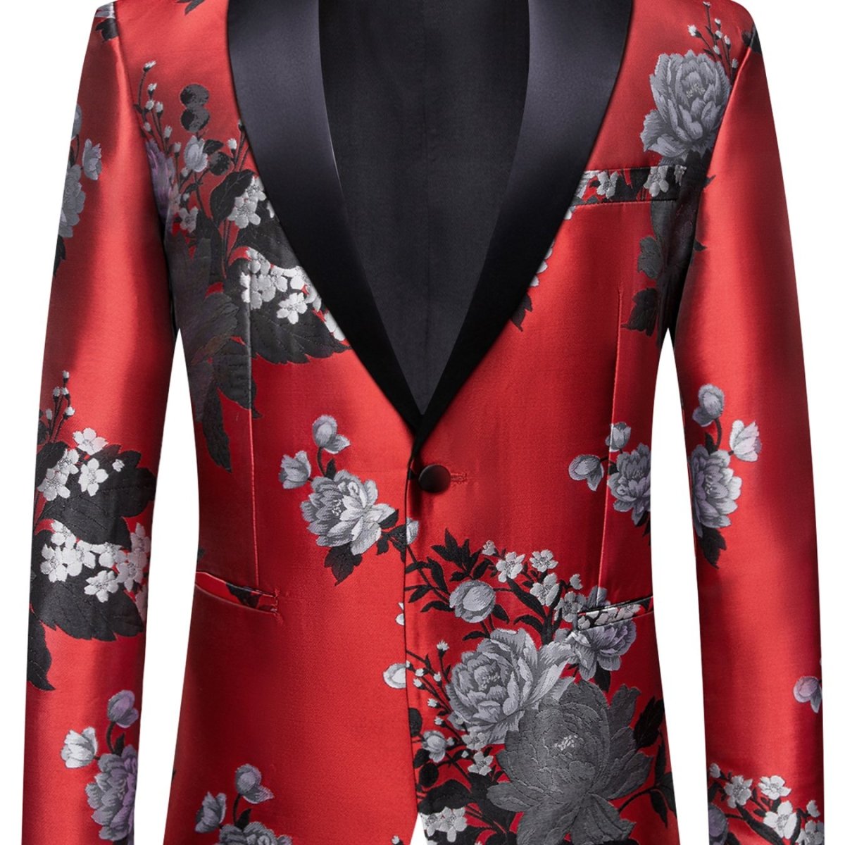 Men's blue chamois blazer from SHOWLU FASHION, regular fit solid suit jacket, suitable for wedding, party, or prom occasions.