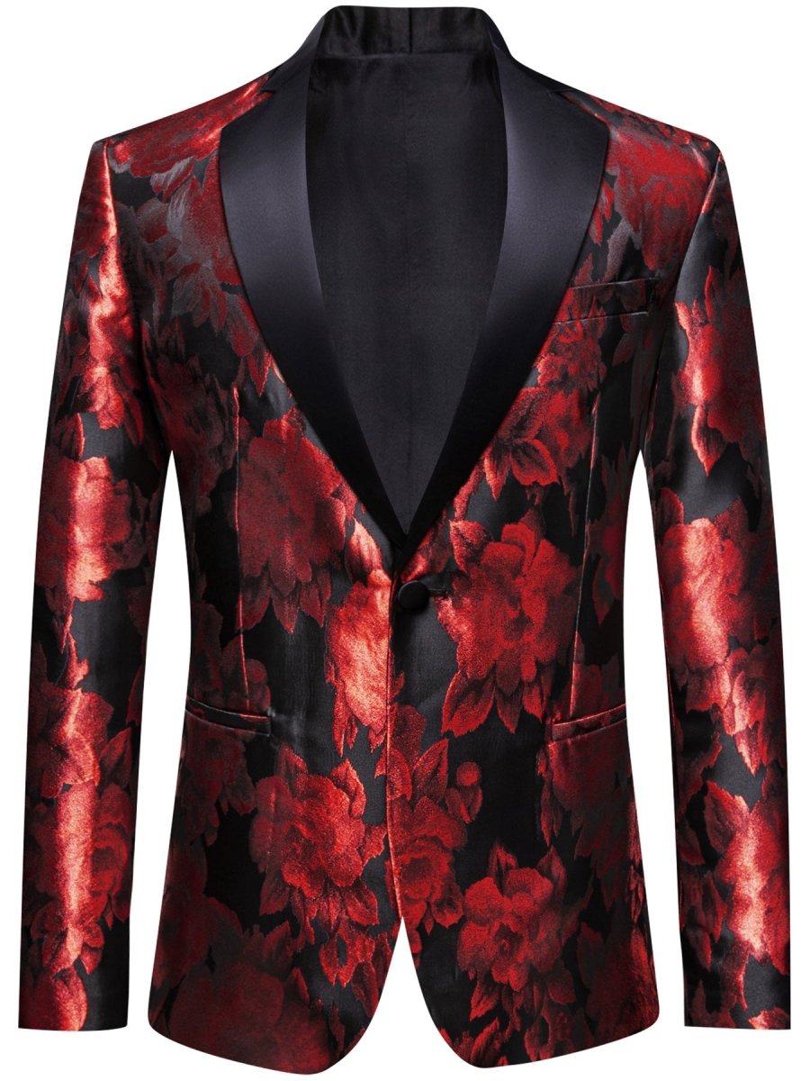 Men's blue chamois blazer by SHOWLU FASHION, regular fit solid suit jacket ideal for weddings, parties, and formal occasions.