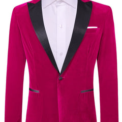 Men'S Blazer Floral Suit Jacket Slim Fit Stylish Blazer for Men Dinner Party Prom Wedding Tuxedo Jacket Single Pieces No Bow Tie No Shirt - SHOWLU FASHION STORE