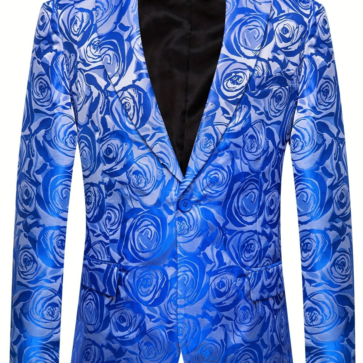 Men’s floral slim fit blazer by SHOWLU FASHION STORE featuring an elegant paisley tuxedo jacket for formal events and parties.