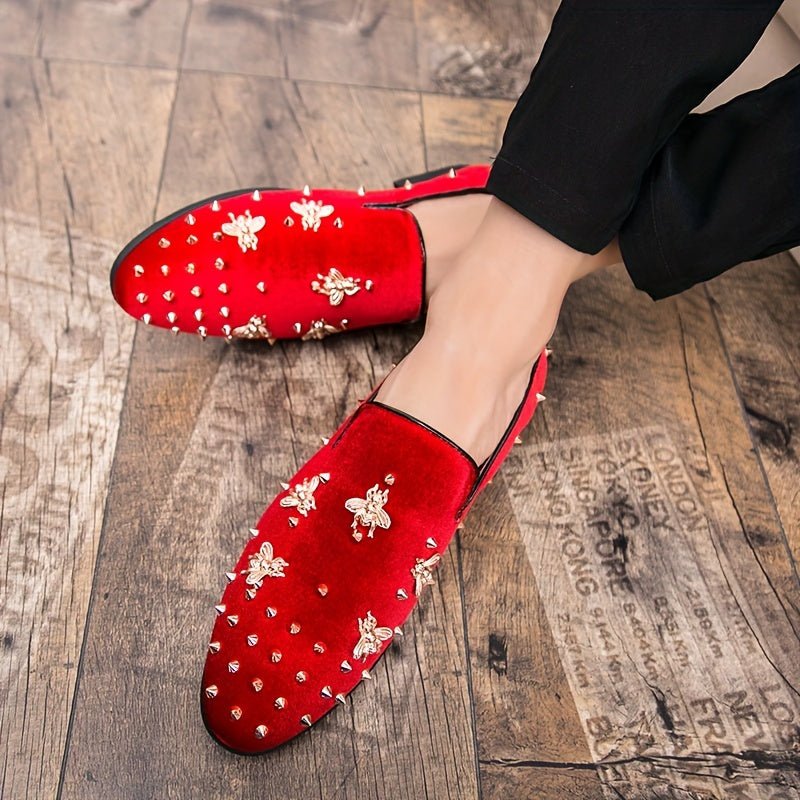 Men's SHOWLU corduroy Oxford shoes in slip-on style with rubber sole and PU lining, designed for a comfortable fit.