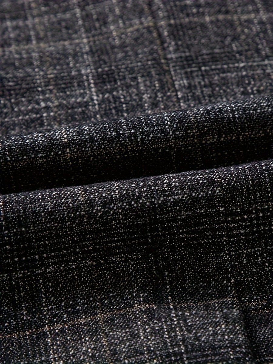 Showlu Men's single-breasted marble blazer with notch lapels, tailored fit suit jacket for business and casual wear.