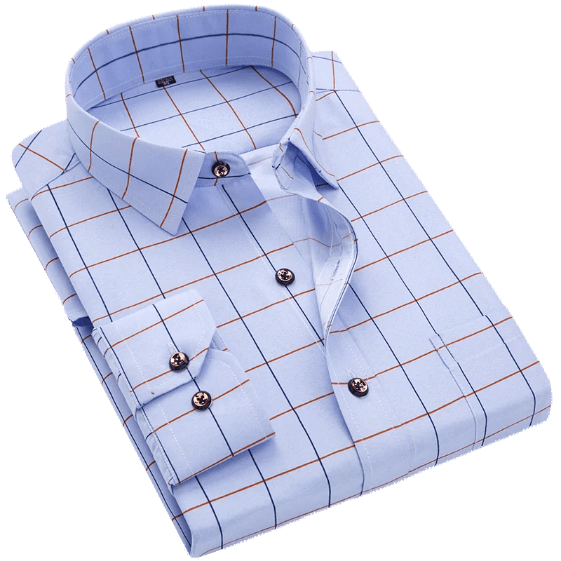 Men's Long Sleeve Printed Casual Shirt Fashion Trun - down Collar Wedding Party Shirts Soft Hawaiian Holiday Summer Shirt - SHOWLU FASHION STORE