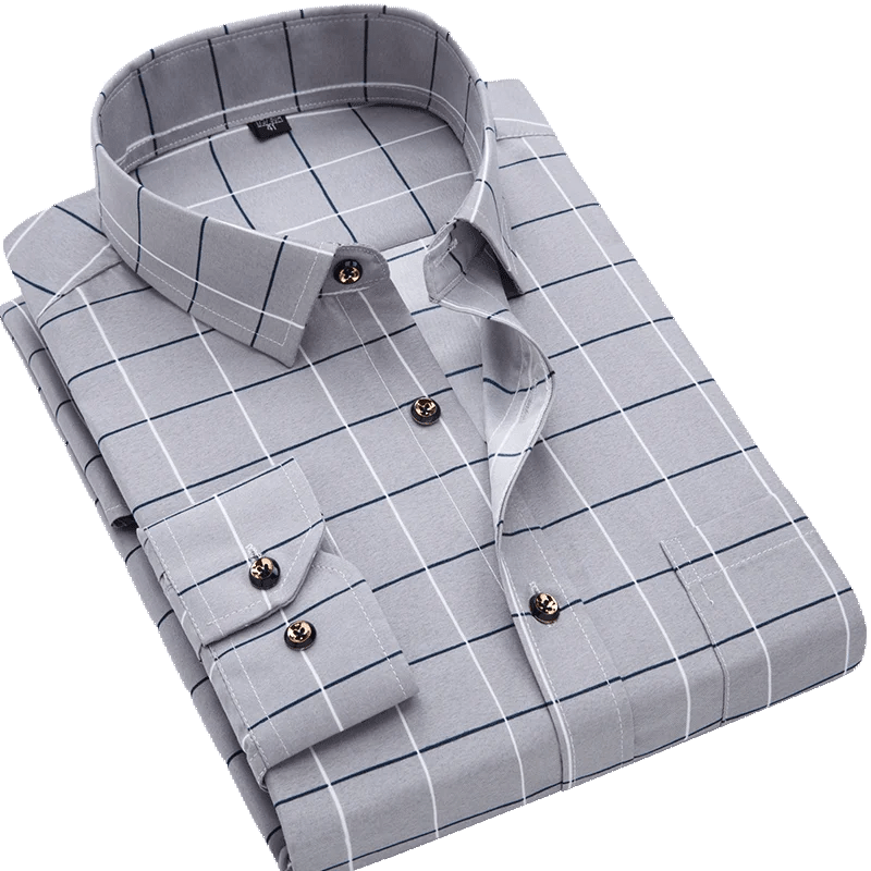 Men's Long Sleeve Printed Casual Shirt Fashion Trun - down Collar Wedding Party Shirts Soft Hawaiian Holiday Summer Shirt - SHOWLU FASHION STORE