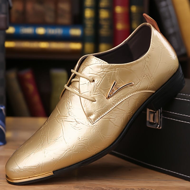 Men's casual shoes by SHOWLU FASHION STORE, breathable PU leather low top lace-up sneakers for all seasons.