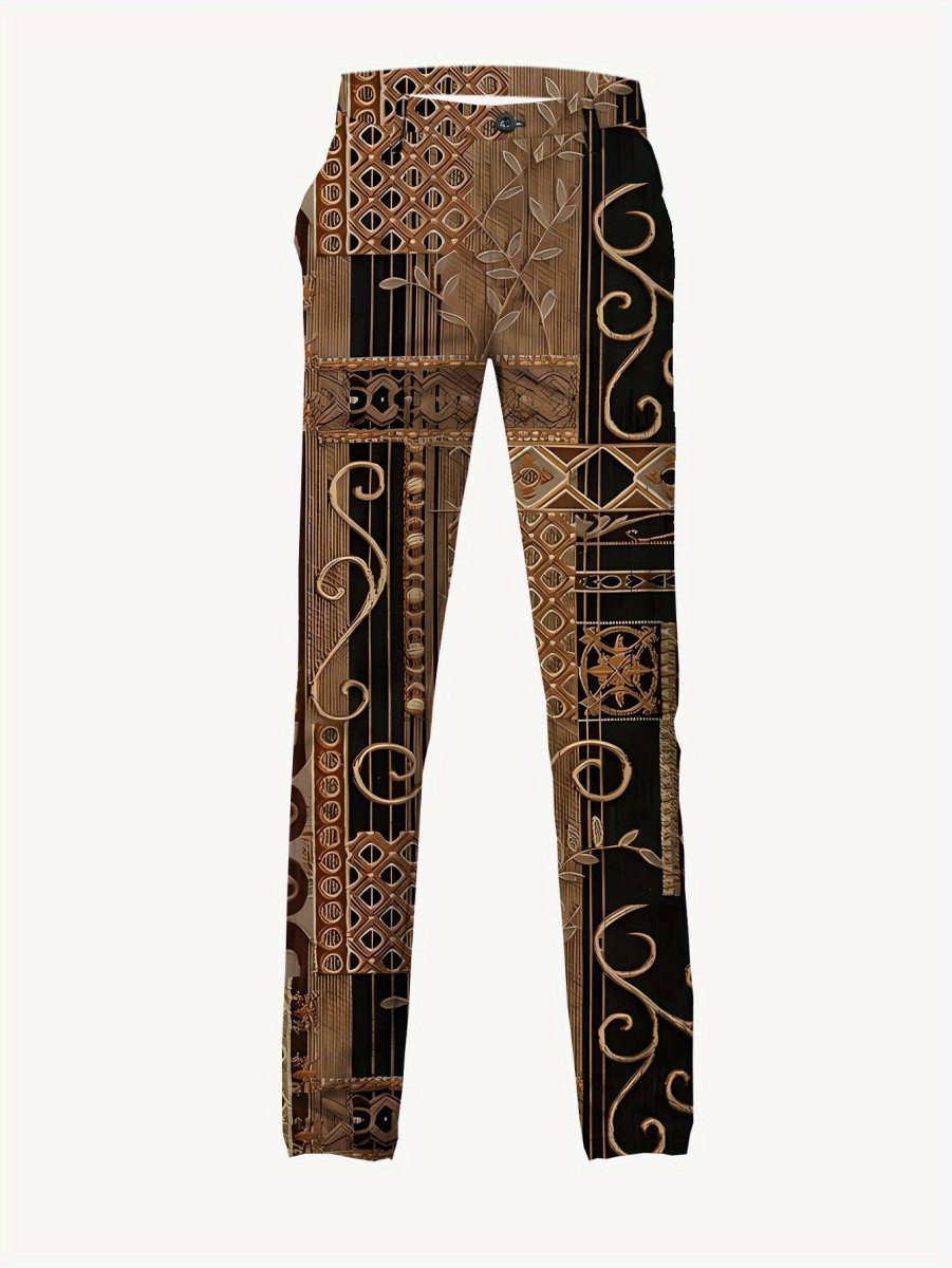 SHOWLU FASHION men's casual skinny fit suit with lapel jacket and matching pants, suitable for stylish everyday wear