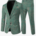 Men's casual skinny fit suit set with woven lapel, stylish and modern by SHOWLU FASHION. Perfect for smart-casual occasions.