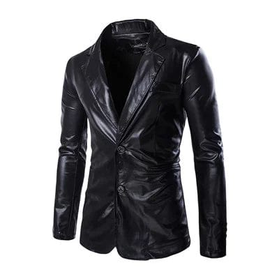 Showlu men's slim fit 2-piece shiny suit with blazer and pants, ideal for wedding or prom, available in gold, silver, and black.