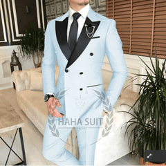 Men's Suit Tailored 2 - Piece Clothing Fashion Men's Wedding Groom Suits Best Man Dinner Engagement Tuxedo - SHOWLU FASHION STORE