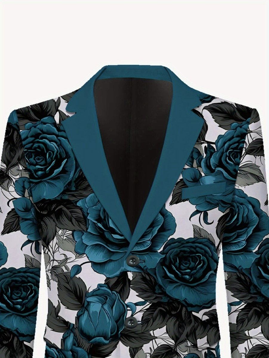 SHOWLU men's casual suit and trousers set featuring iron-free, skinny fit design, premium quality fabric, and modern style.