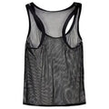 Showlu Men's mesh breathable tank top, sleeveless fitness vest with large mesh design, ideal for active wear and workouts.