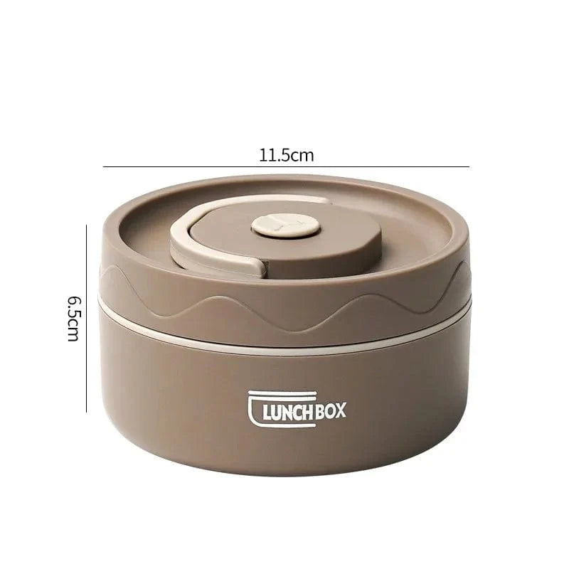Showlu stainless steel bento box and insulated leakproof lunch bag set for portable, thermal food storage and microwave reheating.